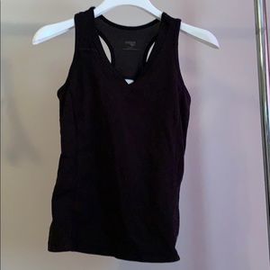 Black Cotton Tank Top